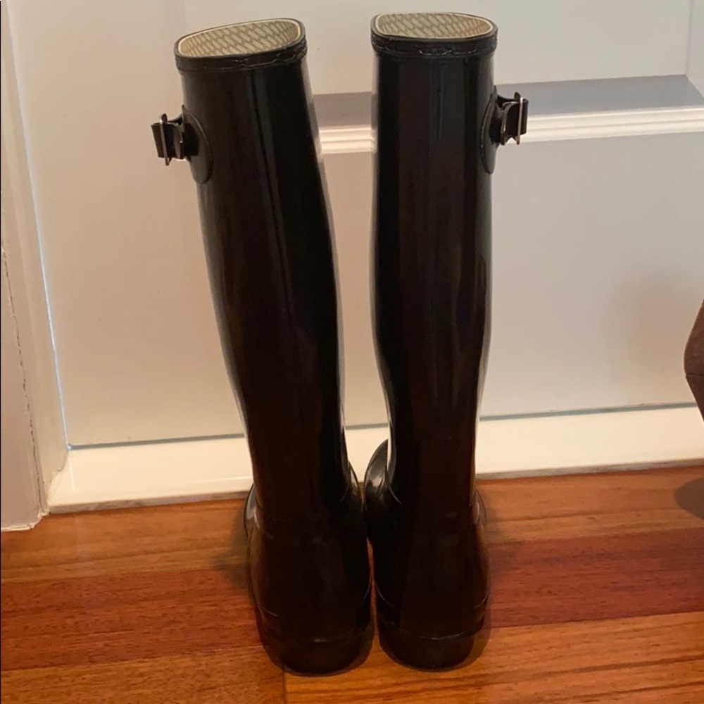 ☔️ Hunter black gloss rainboots - Picture 5 of 7